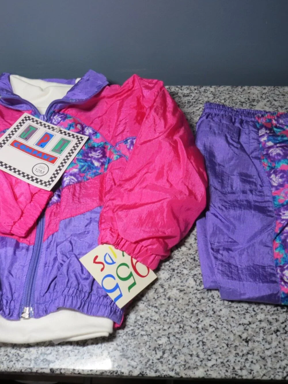 JPI Company Girls Size 12M Tracksuit Jogger & 955 Kids Size 12M Turtleneck NWT